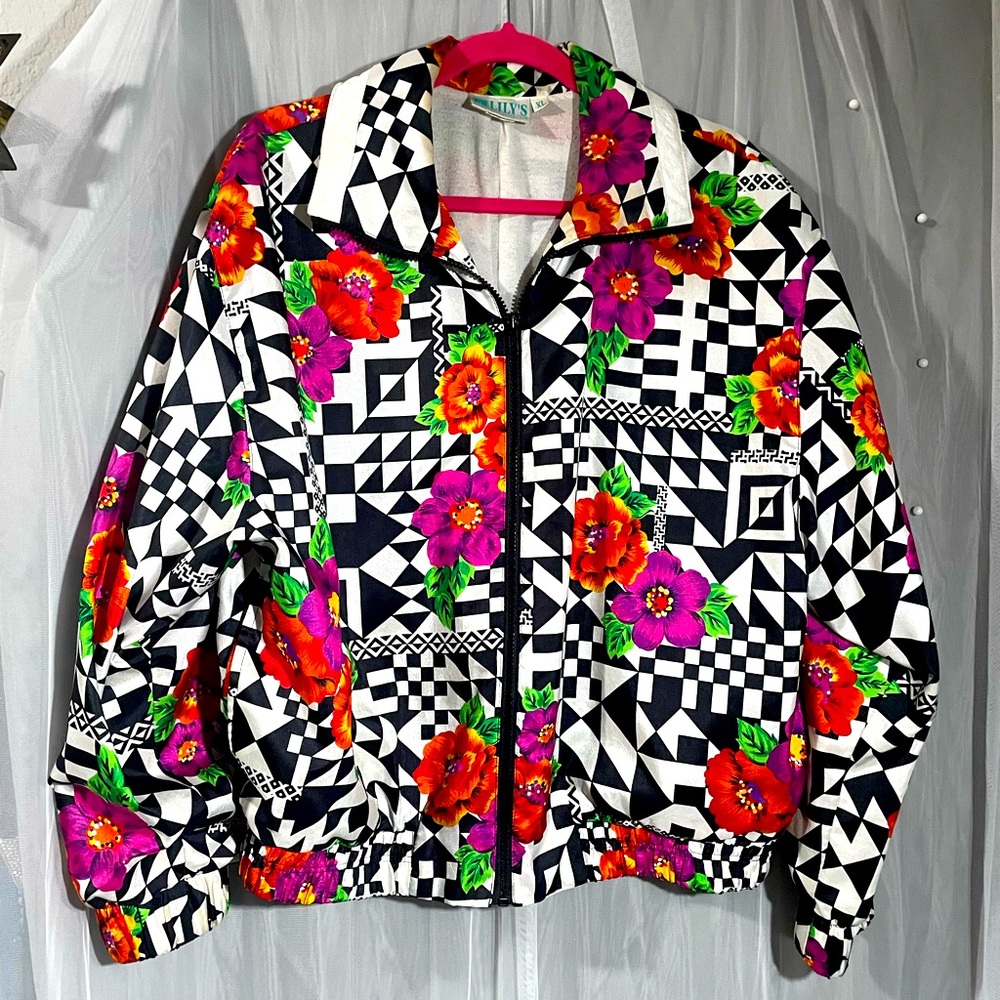 Beverly Hills Windbreaker Vtg - image 1